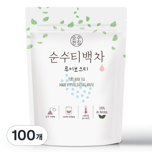 순수한집 루이보스티 삼각티백, 1g, 100개입