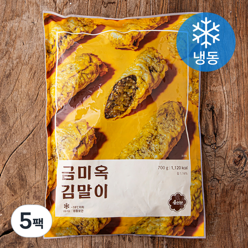 금미옥 김말이 (냉동), 700g, 5팩