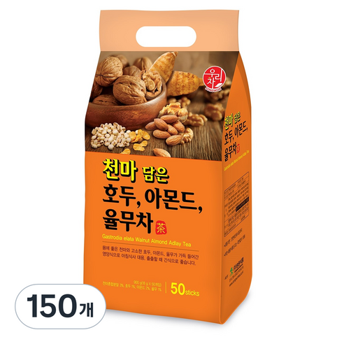 우리차 천마 담은 호두 아몬드 율무차, 900g, 3개