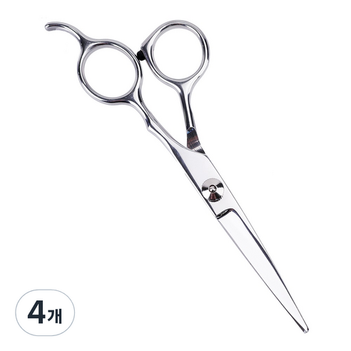 코멧 홈 헤어 미용가위 실버, 4개