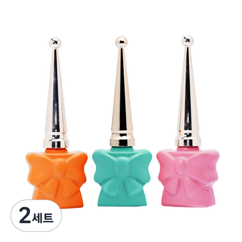 아이빛 르모어 네일아트 크레이지 넌탑젤 + 롱베이스젤 + 매트탑젤 세트, 2개, 10ml