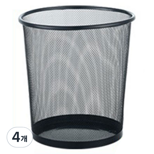 앞날창창 철제 스탠드 우산꽂이, 4개, 블랙