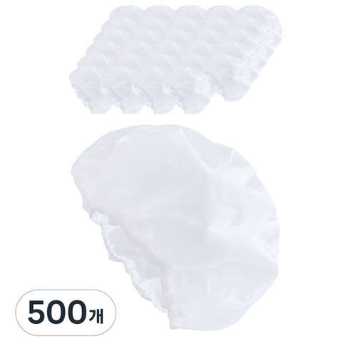 선동상사 일회용 부직포 헤어캡, 흰색, 500개