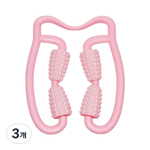 디오셀 360도 롤링 마사지기, 핑크, 3개