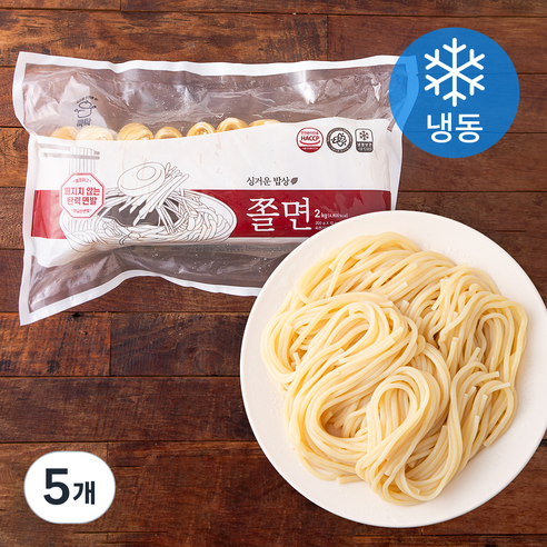 쿡탁 싱거운밥상 쫄면 10개입 (냉동), 2kg, 5개