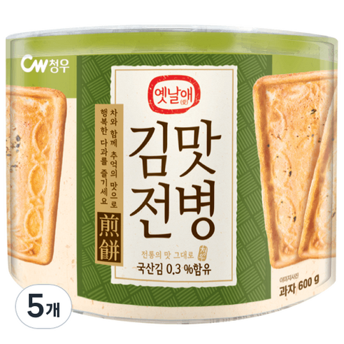 청우 김맛전병, 5개, 600g