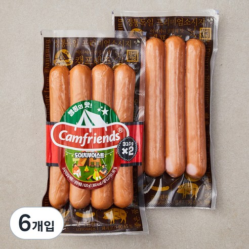 한성기업 도이치 부어스트 후랑크 소시지, 310g, 6개입