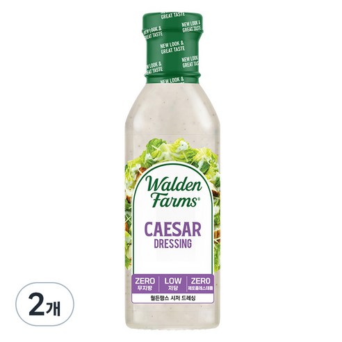 월든팜스 시저 드레싱 소스, 2개, 355ml