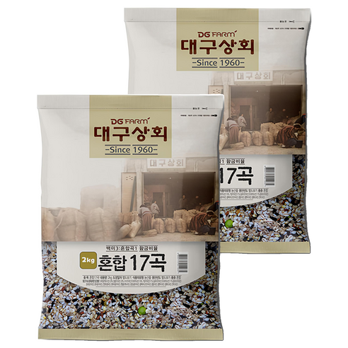 대구상회 혼합 17곡, 2kg, 2개