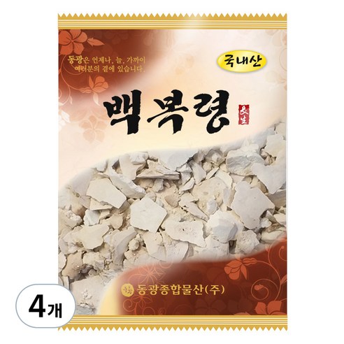 동광종합물산 백복령, 75g, 4개