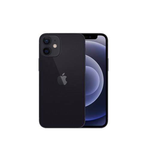 Apple 아이폰 12 Mini, 알뜰폰, Black, 64GB