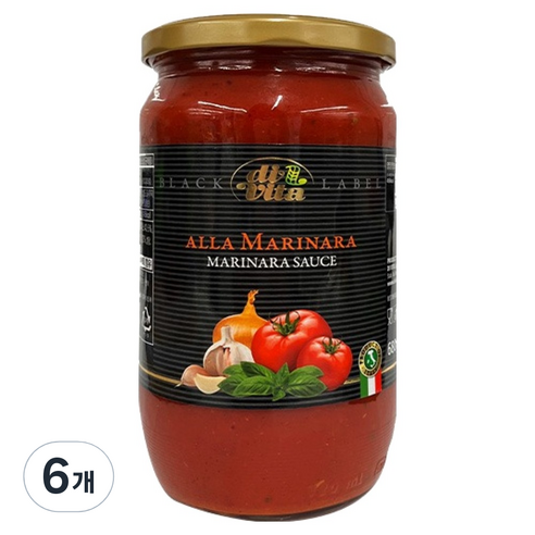 디비타 마리나라 소스, 6개, 680g