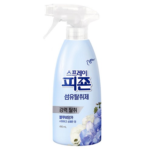 스프레이 피죤 섬유탈취제 강력탈취 오리지널, 490ml, 3개, 블루비앙카