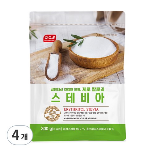 오큐비 스테비아 설탕, 300g, 4개