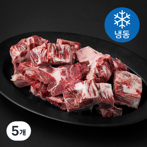 한우 잡뼈 탕용 (냉동), 5개, 2kg