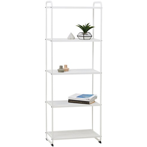 네이쳐리빙 모던데일 수납 선반이 5단, 화이트 1개