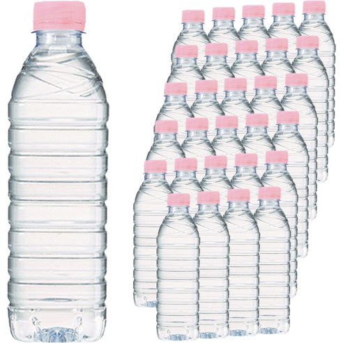 크리스탈 무라벨 생수, 500ml, 60개