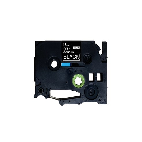 오피스토어 브라더 호환 라벨 테이프 TZ-345 18mm, 검정(바탕), 흰색(글자), 8m