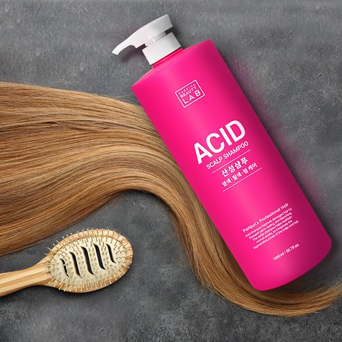 산성 샴푸로 건강한 두피와 찰랑이는 머릿결을 한번에!