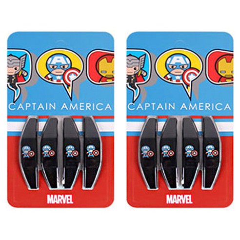 마블 문콕방지 슬림 도어가드 4p, 디펜딩, 2개