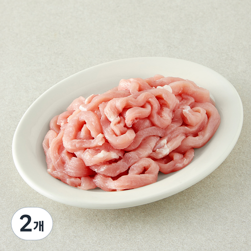 곰곰 한돈 무항생제 인증 등심 잡채용 (냉장), 2개, 300g