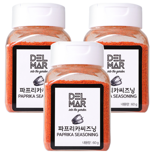 딜리셔스마켓 파프리카 시즈닝, 60g, 3개