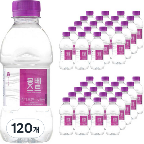 몽베스트 먹는샘물, 330ml, 120개