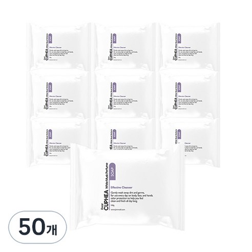디어쿠페아 퍼퓸 목욕비누 화이트머스크향, 100g, 50개