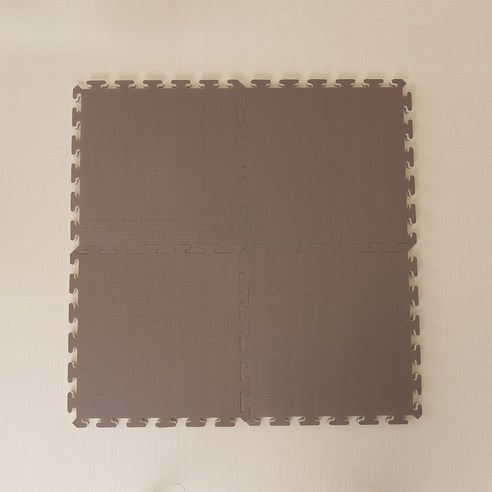 롤베이비 셀프시공 PVC 퍼즐매트, 차콜, 8개