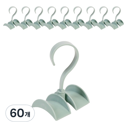 쪼이소 다용도 가방걸이, 블루, 60개