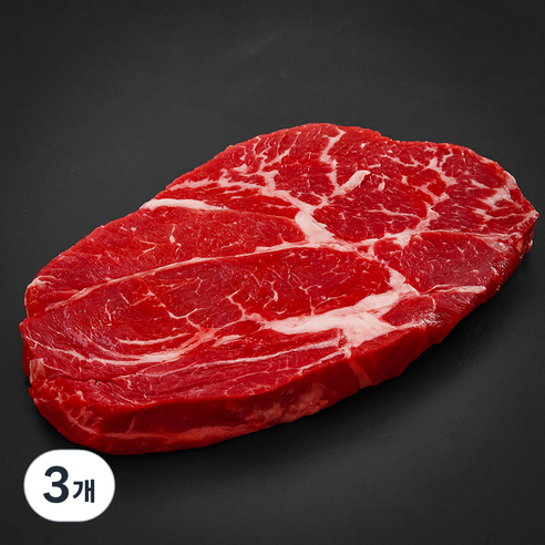 미트엔조이 호주산 소고기 척아이롤 (냉장), 300g, 3개
