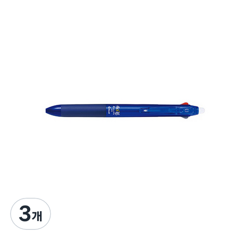 파이롯트 프릭션볼 2색 볼펜 0.5mm, 블루, 3개