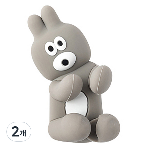 브런치브라더 실리콘 칫솔걸이, 버니, 2개