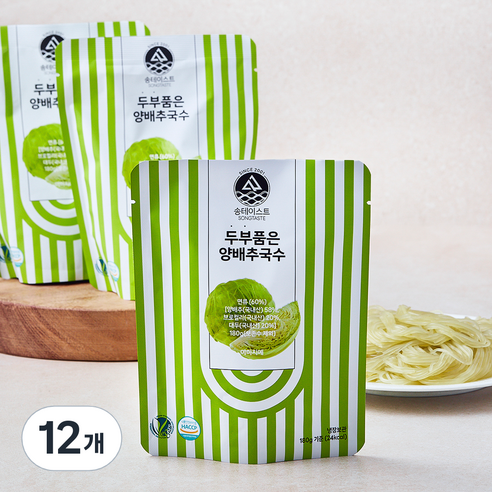 하이푸드 송테이스트 두부품은 양배추국수, 180g, 12개