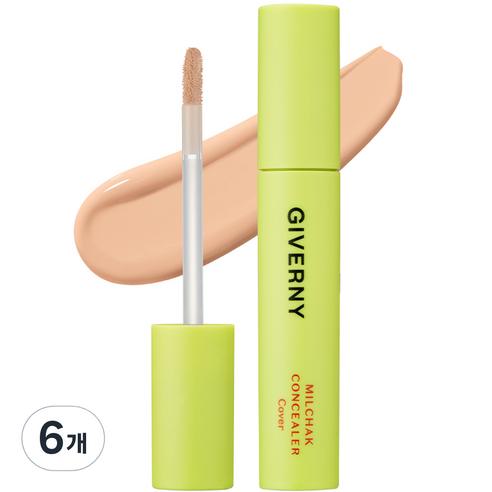 지베르니 밀착 커버 컨실러 7ml, 23NW 미디움 베이지, 6개