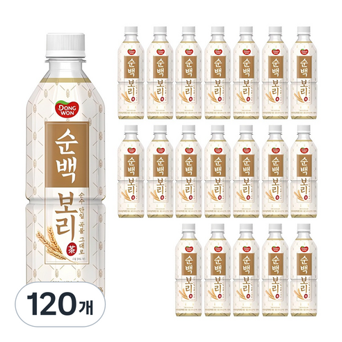동원 순백 보리차, 500ml, 120개