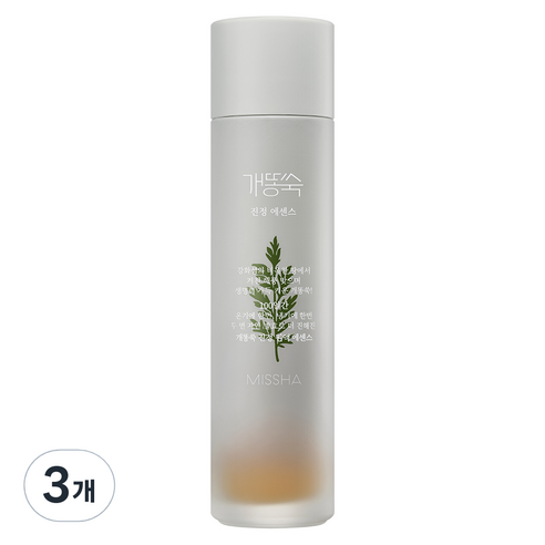 미샤 개똥쑥 진정 에센스, 3개, 150ml