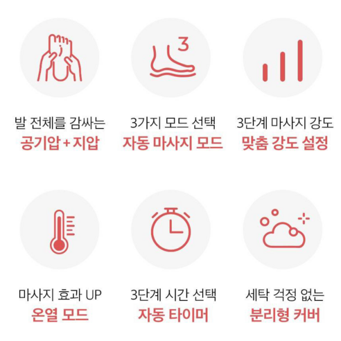 니봇 에어 힐렉스 발 마사지기로 당신의 발에 궁극의 휴식을 선물하세요.