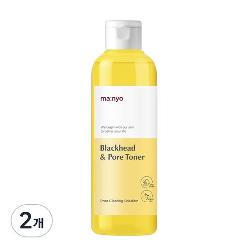 마녀공장 블랙헤드 앤 포어 토너, 210ml, 2개