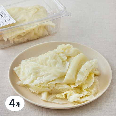 식탁위의사계 양배추찜, 300g, 4개