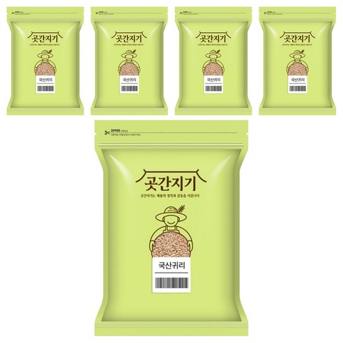 곳간지기 국산 귀리, 1kg, 5개