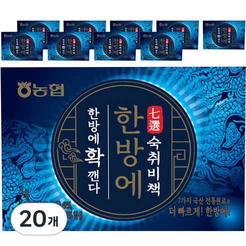 농협 숙취비책 한방에 숙취해소분말 3g, 20개