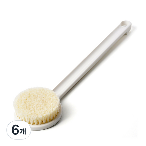 생활의신 각질 필링 바디 브러쉬, 혼합색상, 6개, 1개입