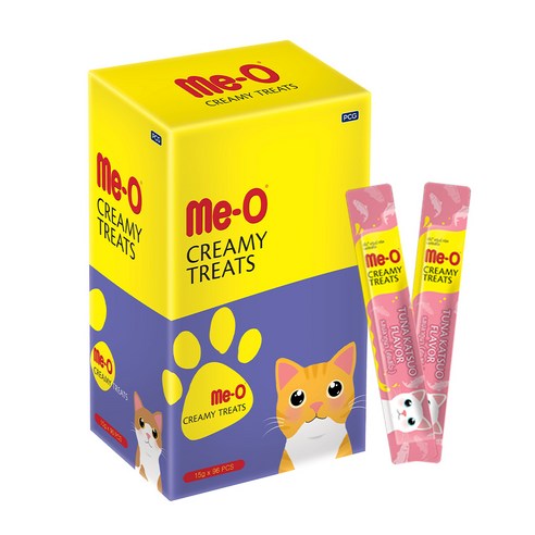 MeO 크리미 고양이 간식 15g x 96p, 가츠오, 1440g, 1개