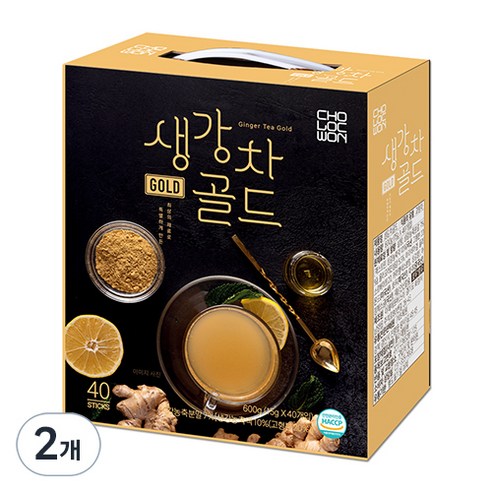 초록원 생강차골드, 15g, 40개입, 2개