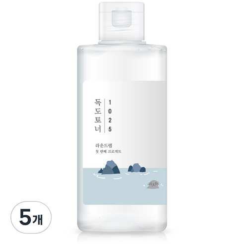 라운드랩 1025 독도 토너, 200ml, 5개