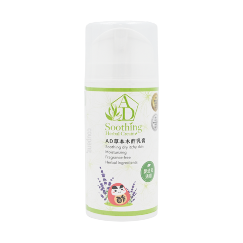 INTL:ad INTL:soothing INTL:herbal cream INTL:ad草本木酢乳膏 INTL:嬰幼兒適用 INTL:soothing dry itchy skin INTL:moisturizing INTL:herbal ingredients INTL:fragrance-free 木酢乳膏