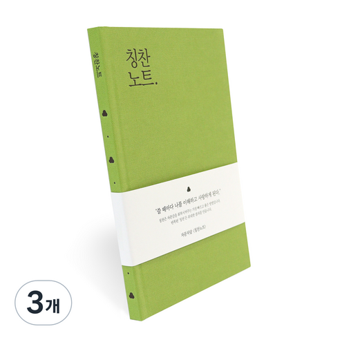 인디고 자문자답 칭찬노트 Ver 3, 올리브, 3개