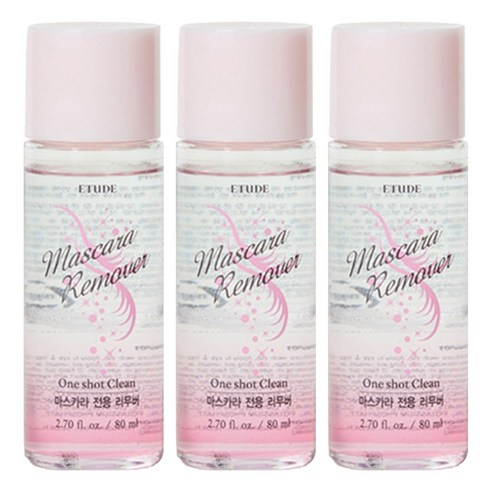 에뛰드 마스카라 전용 리무버, 80ml, 3개