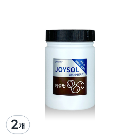 기분좋은날 방향제 카트리지 리필 헤즐넛 소, 180g, 2개